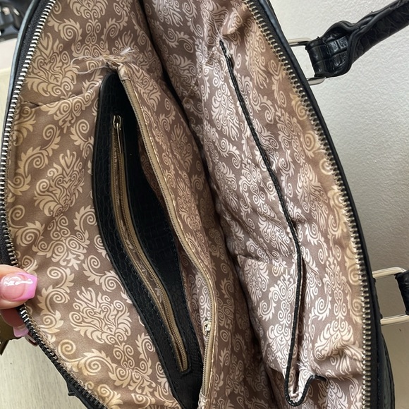 Le Miel American Cowgirl Rodeo Bling Studded Purse 2-Handle Bag Fashion, Gift - Picture 3 of 9